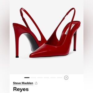 STEVE MADDEN-RED 8.5 NEW NEVER WORN
